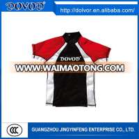 OEM service cheap short sleeve swim rash guard shirt