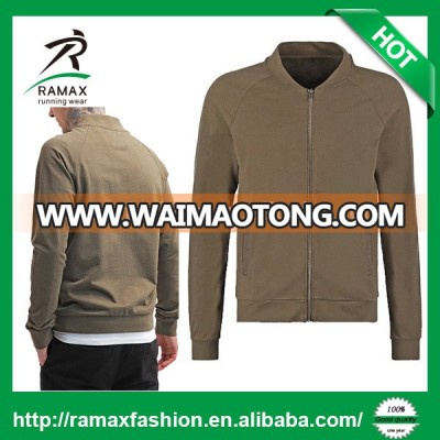 Ramax Custom Mens Fashion Mandarin Collar Plain Tracksuit Jacket